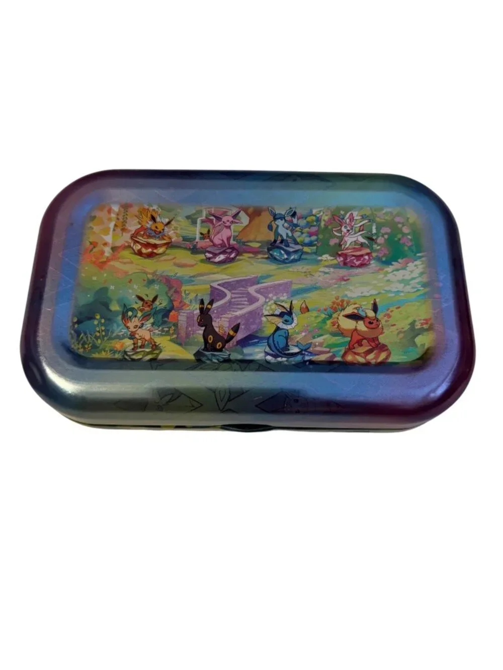 4 Pokémon Trading Card Game Collectible Empty Mini Tins Featuring Leafeon Gardev